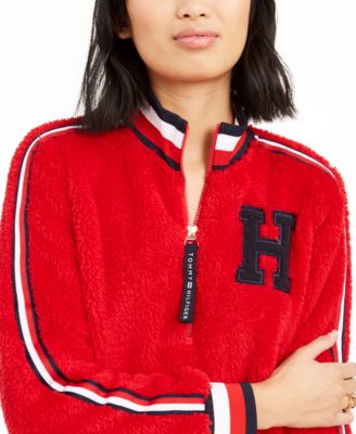 tommy hilfiger sherpa pullover