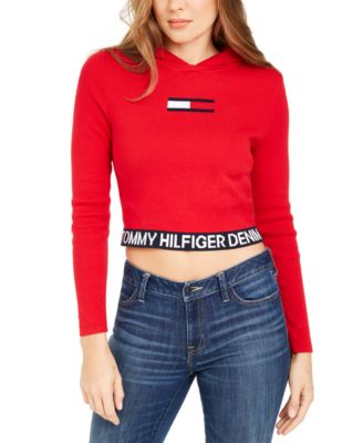 tommy cropped sweater
