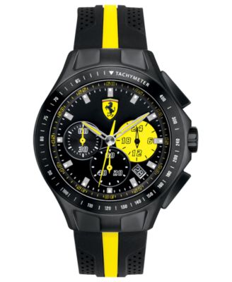 ferrari watch yellow