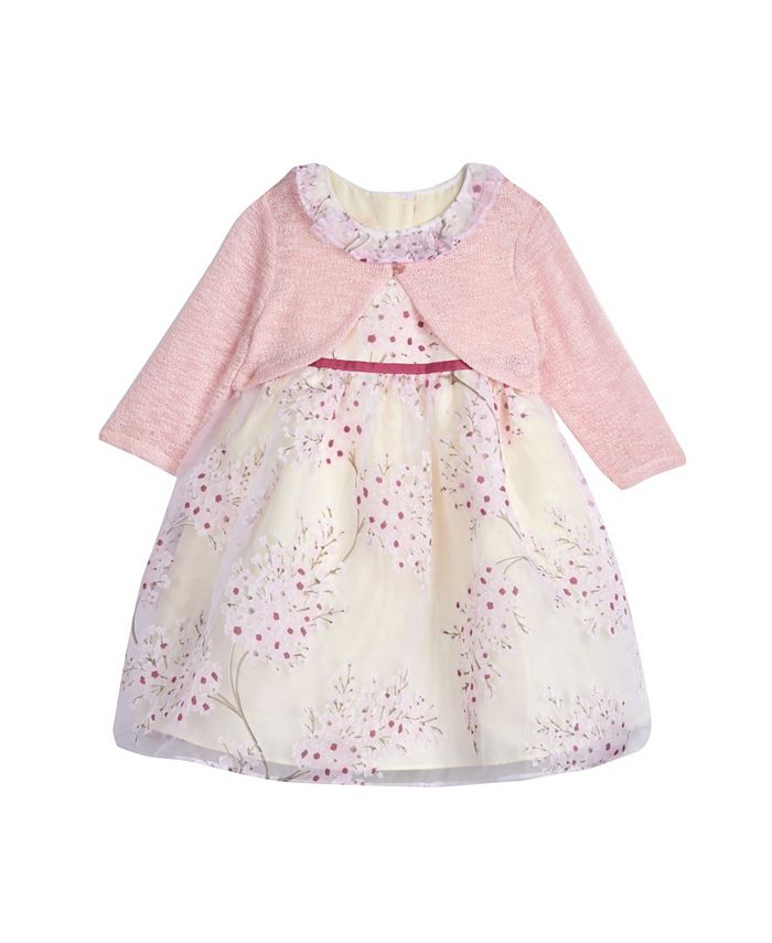 Laura Ashley Toddler Girls London Floral Organza Print Dress With Shrug Reviews All Girls Dresses Kids Macy S Laura ashley toddler girl's pink dressy dress new with tags! toddler girls london floral organza print dress with shrug