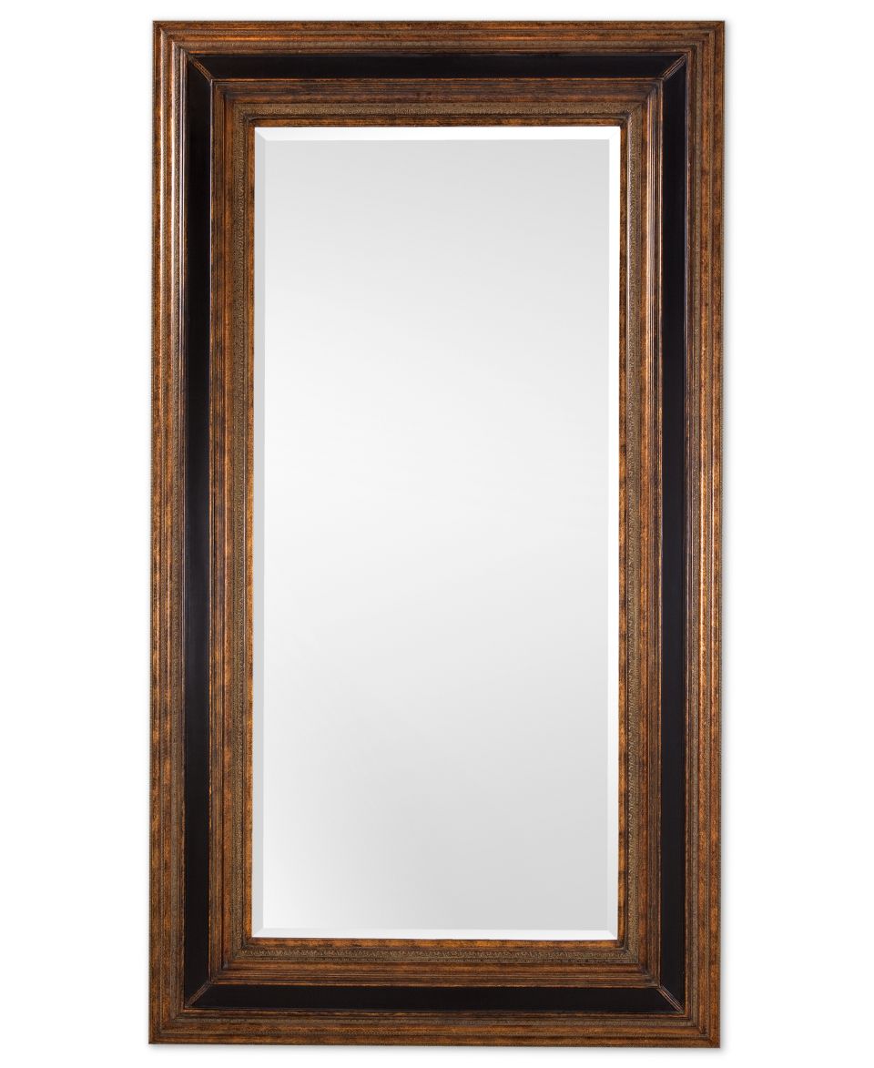 Avery Floor Mirror, Silver Leaf   Furniture