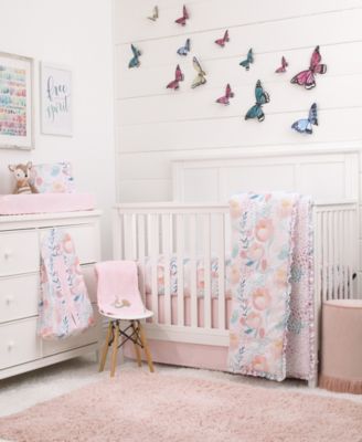 watercolor nursery bedding