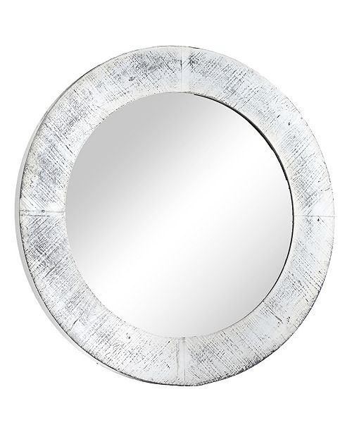 Crystal Art Gallery American Art Decor Round Wooden Framed Wall Mirror Reviews All Mirrors Home Decor Macy S