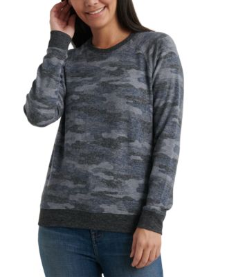 lucky brand camo sweatshirt