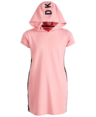 DKNY Big Girls Hooded Sweatshirt Dress 