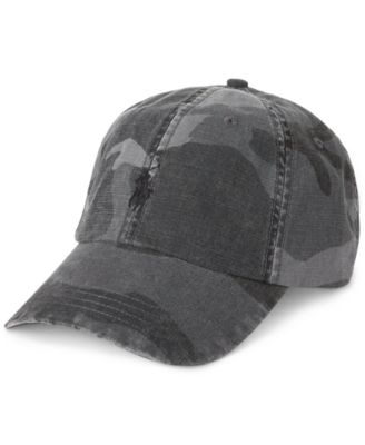gray polo hat