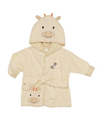 baby hooded bathrobe