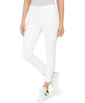 calvin klein white jeans