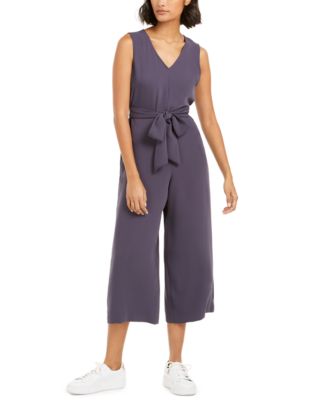 macy's purple jumpsuit