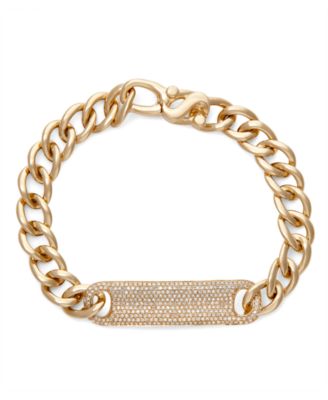 14 karat gold id bracelets