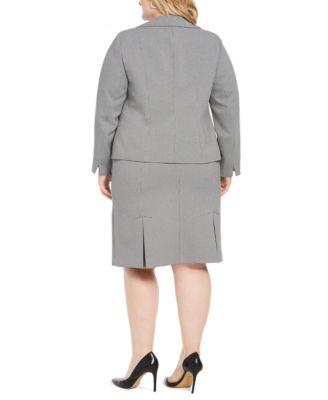 macys plus size business suits