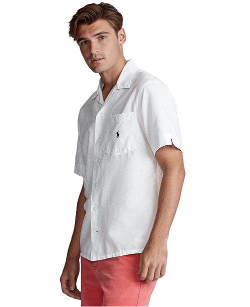 Polo Ralph Lauren Men S Camp Collar Shirt Reviews Casual Button Down Shirts Men Macy S