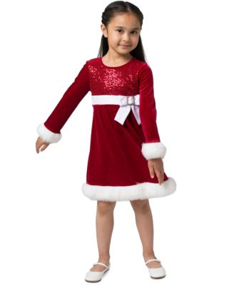 little girl santa dress