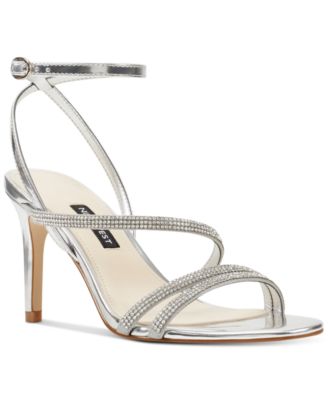 nine west rhinestone sandals