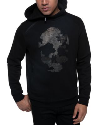 rhinestone skull hoodie