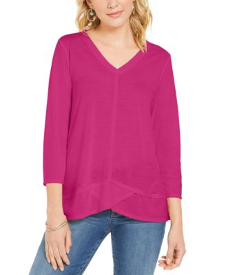 macy's women's style and co tops