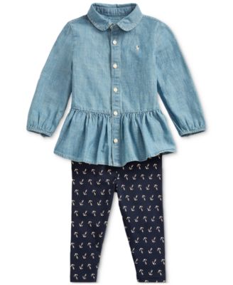 ralph lauren baby girl pajamas