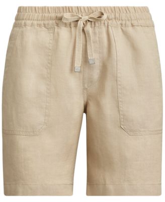 macys linen shorts