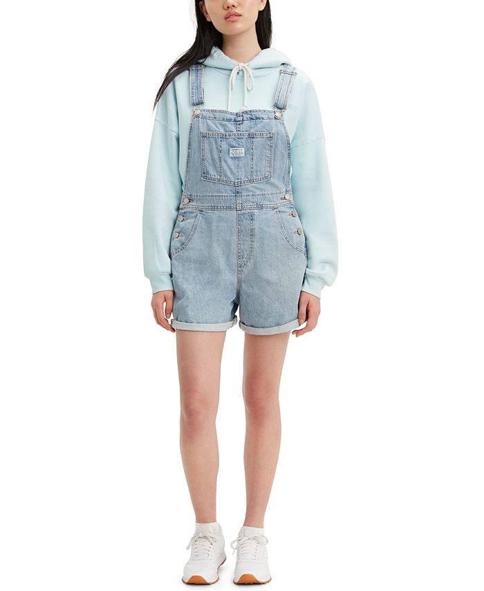 levis denim shortalls