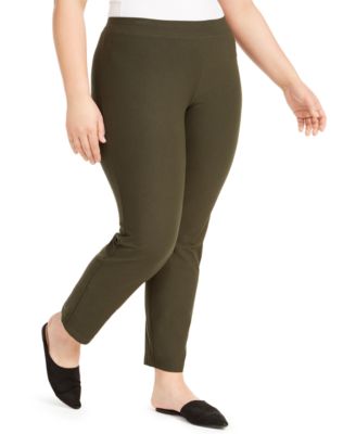 Eileen Fisher Plus Size Slim-Fit Ankle 