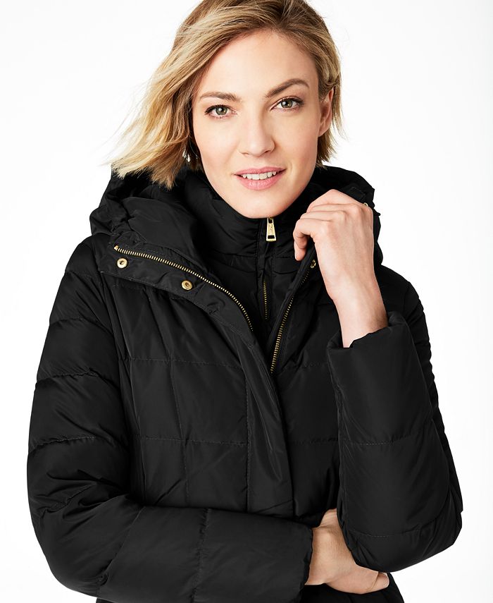 down maxi puffer coat