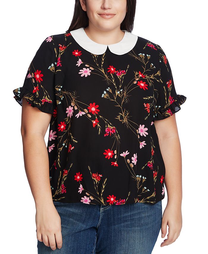 Cece Plus Size Printed Peter Pan Collar Top Reviews Tops Plus Sizes Macy S Free returns ✓ free shipping on orders $49+ ✓. cece