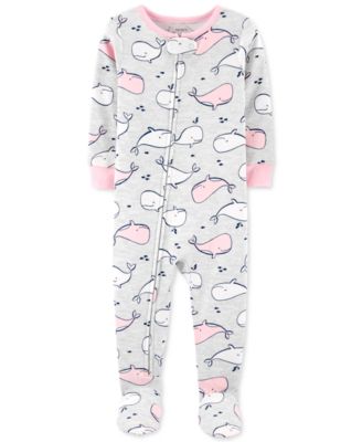 macy's baby girl pajamas