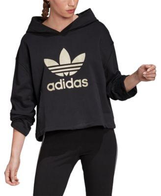 adidas logo hoodie women's