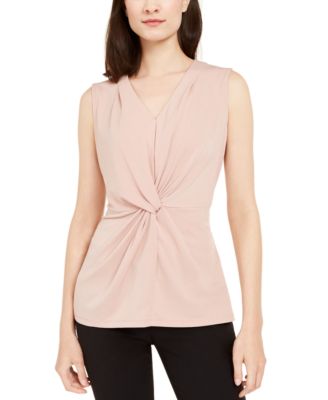 macys sleeveless tops