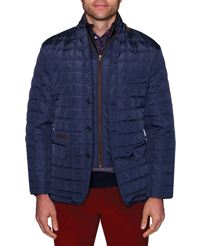 TailorByrd Men's Big and Tall Classic Quilted Jacket & Reviews - Coats ...