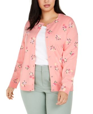 cardigan floral print