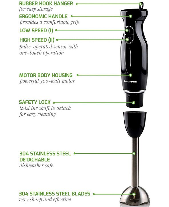 OVENTE UltraStick Immersion Blender & Reviews Small Appliances Kitchen Macy's