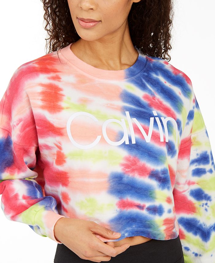 calvin klein tie dye sweatpants
