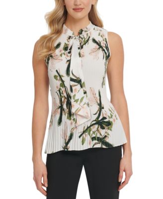 macys petite sleeveless tops