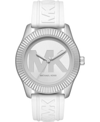 Michael Kors Women's Maddye White Logo 