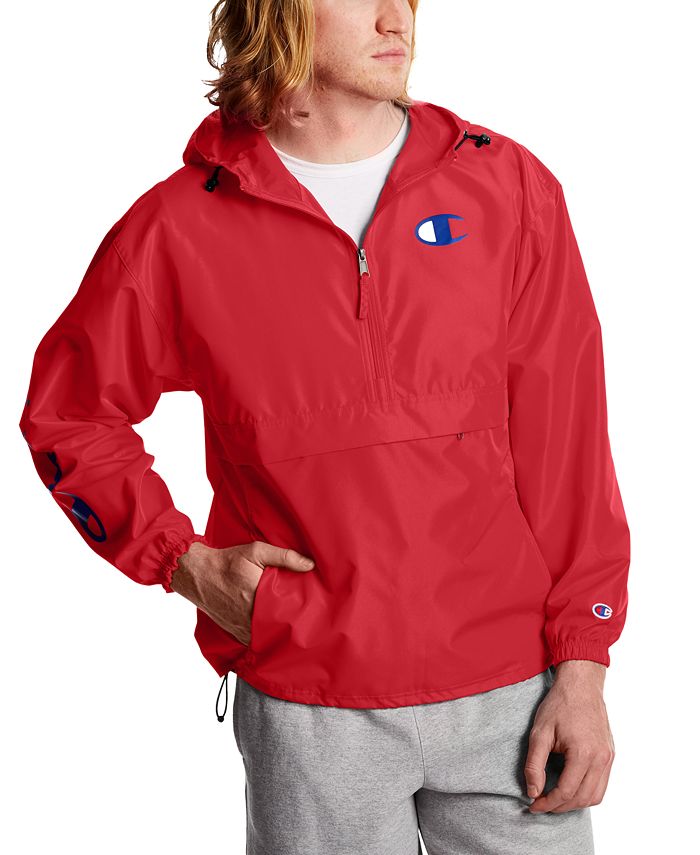 Champion Men's HalfZip Packable Windbreaker & Reviews Coats & Jackets Men Macy's