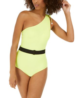 dkny one shoulder tankini