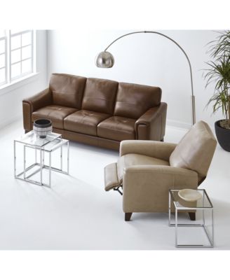 Macys Furniture Leather Chair Off 67, Kaleb Tufted Leather Sofa Macys