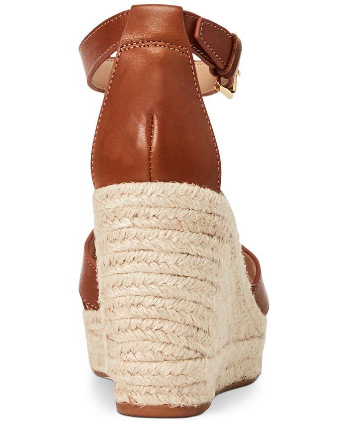 Lauren Ralph Lauren Hale Wedge Sandals & Reviews - Sandals - Shoes - Macy's