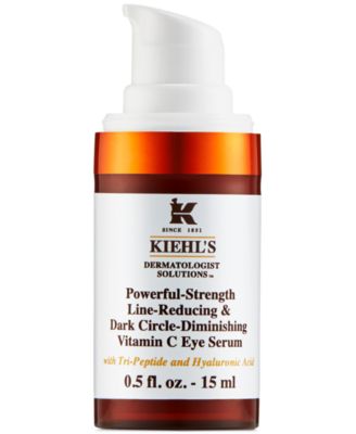 Kiehls Since 1851 - Мощная сыворотка для глаз с витамином С, уменьшающая темные круги под глазами, 0,5 унции.