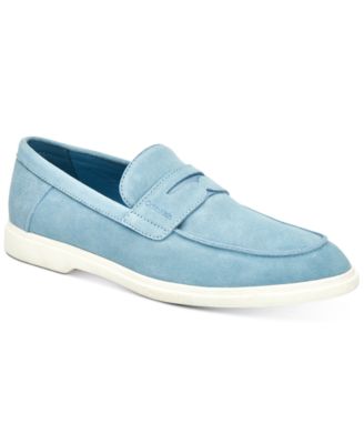 macy's blue suede shoes