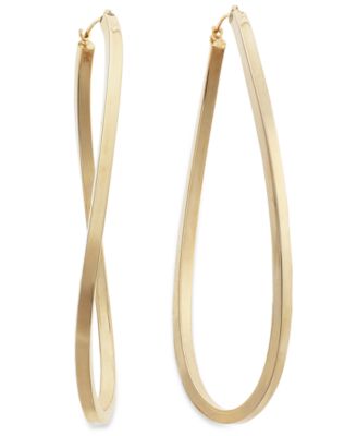 old school figure 8 earrings