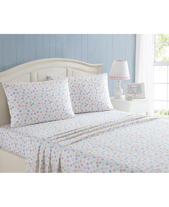 The fact is, there are some incredible queen sheet sets out there, made for your comfort, and they don't have to break the bank. mhf home kids rainbow polka dots queen sheet set