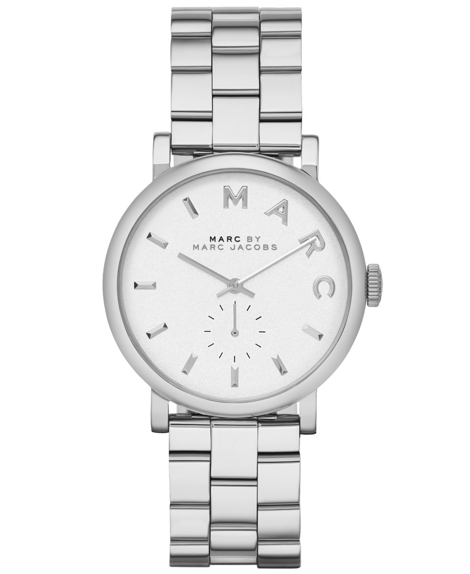 Marc by Marc Jacobs Watch, Womens Baker Stainless Steel Bracelet 37mm