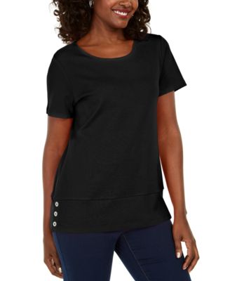 macys cotton tops