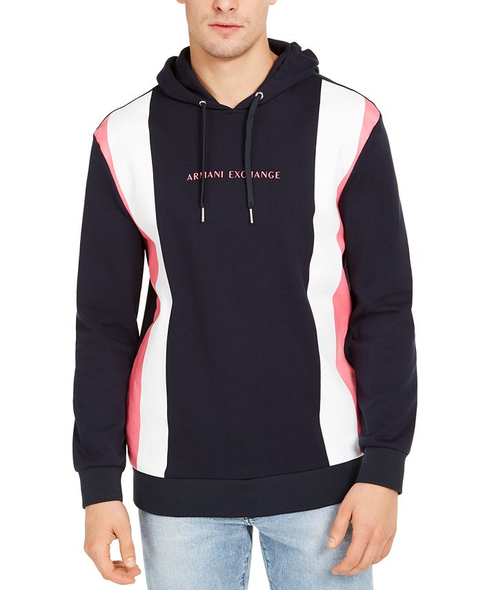 A X Armani Exchange Men S Colorblocked Logo Hoodie Created For Macy S Reviews Hoodies Sweatshirts Men Macy S Armani exchange erkek sweatshirt modelleri. a x armani exchange men s colorblocked