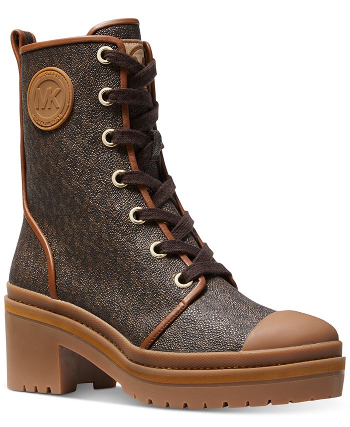 Michael Kors Corey Lace Up Booties & Reviews - Boots - Shoes - Macy's