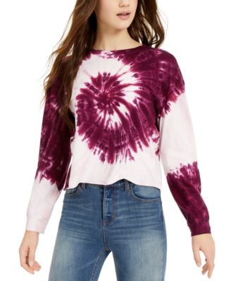 macy's tie dye sweatshirt