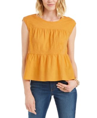 macy's style & co petite tops