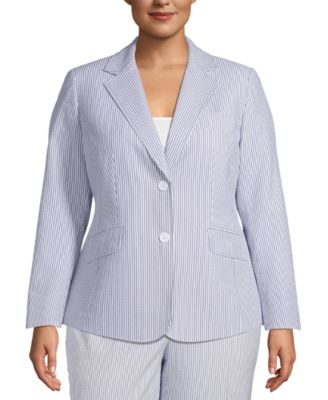 anne klein plus size blazers